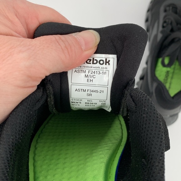 Reebok Zig Pulse Work sneakers shoe composite toe RB-319 lace-up women 7 WIDE - Picture 7 of 8